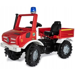 Rolly Toys 038220 Rolly Toys Unimog brandweer met versnelling, rem en zwaailicht