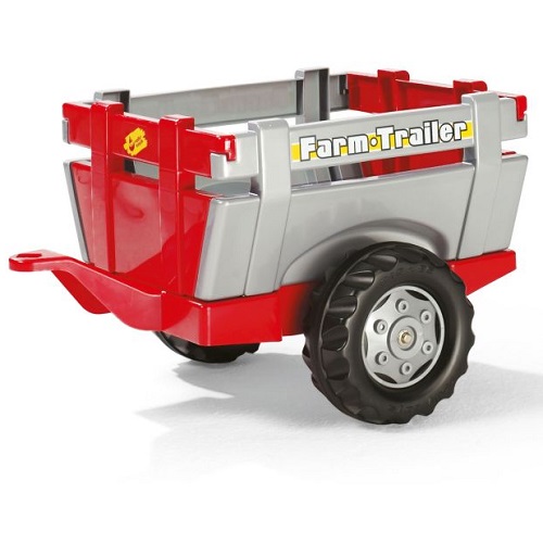 Rolly Toys farmtrailer rood - aanhanger