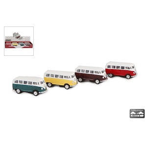 KG520096 Kinsmart 520096 Volkswagen  Classical bus 1962, metaal met pull-back motor 1:64