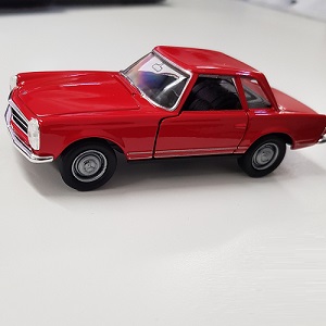 KG520333 Welly Mercedes-Benz 230SL 1963 diecast schaalmodel met pull back motortje 1:36