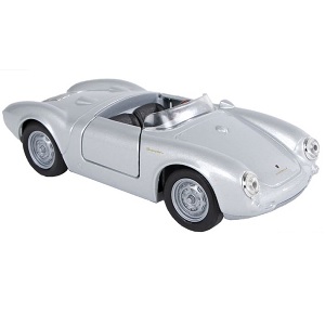 KG520334 Welly Porsche 550 Spyder diecast schaalmodel met pull back motortje schaal 1:36