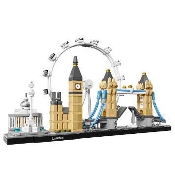 LG40002 Bouwblokjes skyline London architecture, ca. 468 blokjes, compatible met Lego