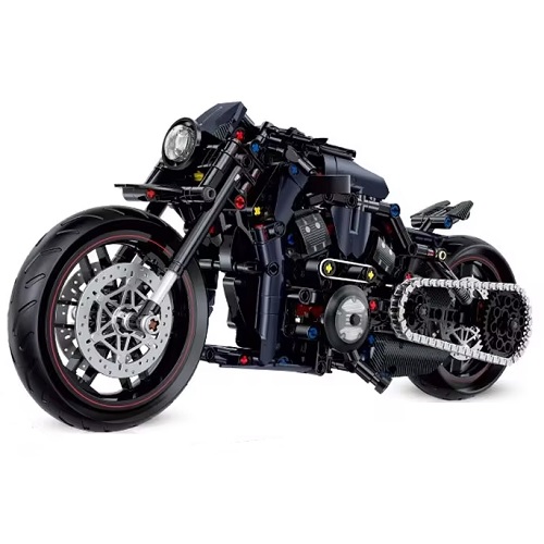 LG60517 bouwpakket bouwsteentjes Night Luther Motorcycle, schaal 1:8, 623 blokjes, compatible met Lego