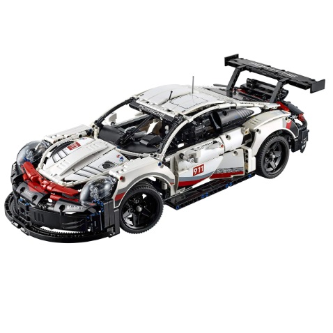 LG67096 bouwblokjes Porsche 911 RSR, 1580 steentjes, compatible met Lego