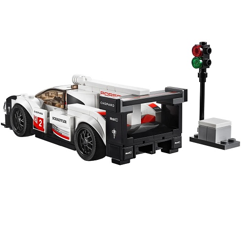 LG67887 Bouwpakket Porsche 919 racewagen, 163 steentjes, compatible met Lego