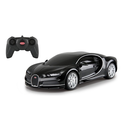 RC405136 Afstandsbestuurbare Bugatti Chiron 1:24 zwart, inclusief 2,4GHz afstandsbediening